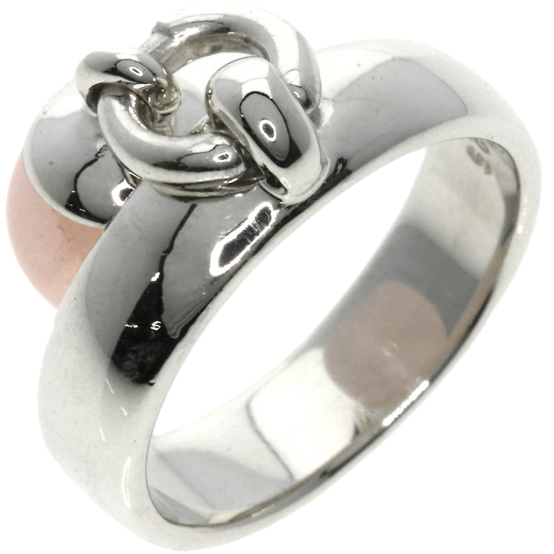 Tiffany Co Ball Rose Silver Quartz Dunkle Ring - 2