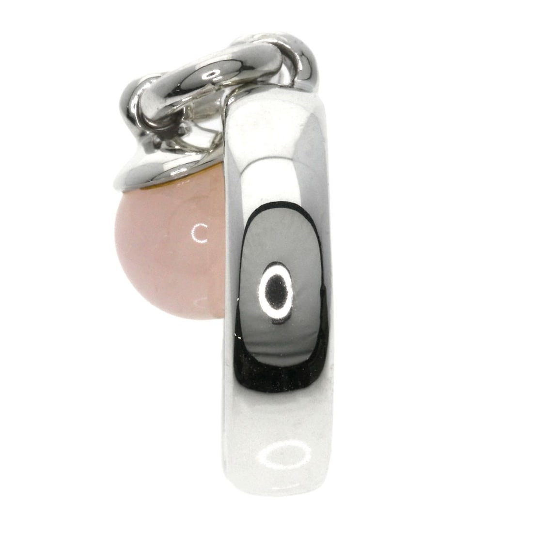 Tiffany Co Ball Rose Silver Quartz Dunkle Ring - 3
