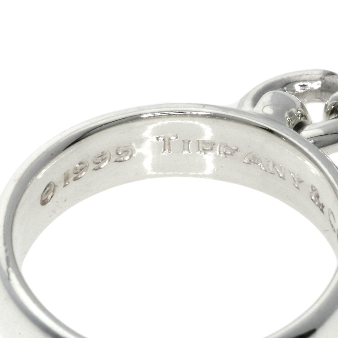 Tiffany Co Ball Rose Silver Quartz Dunkle Ring - 5