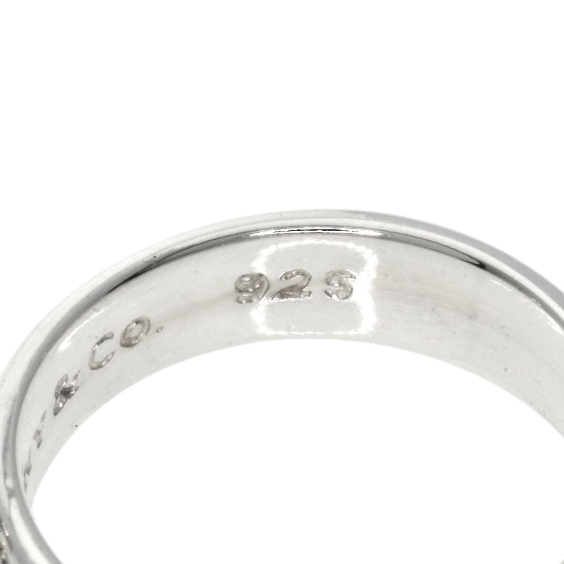 Tiffany Co Ball Rose Silver Quartz Dunkle Ring - 6