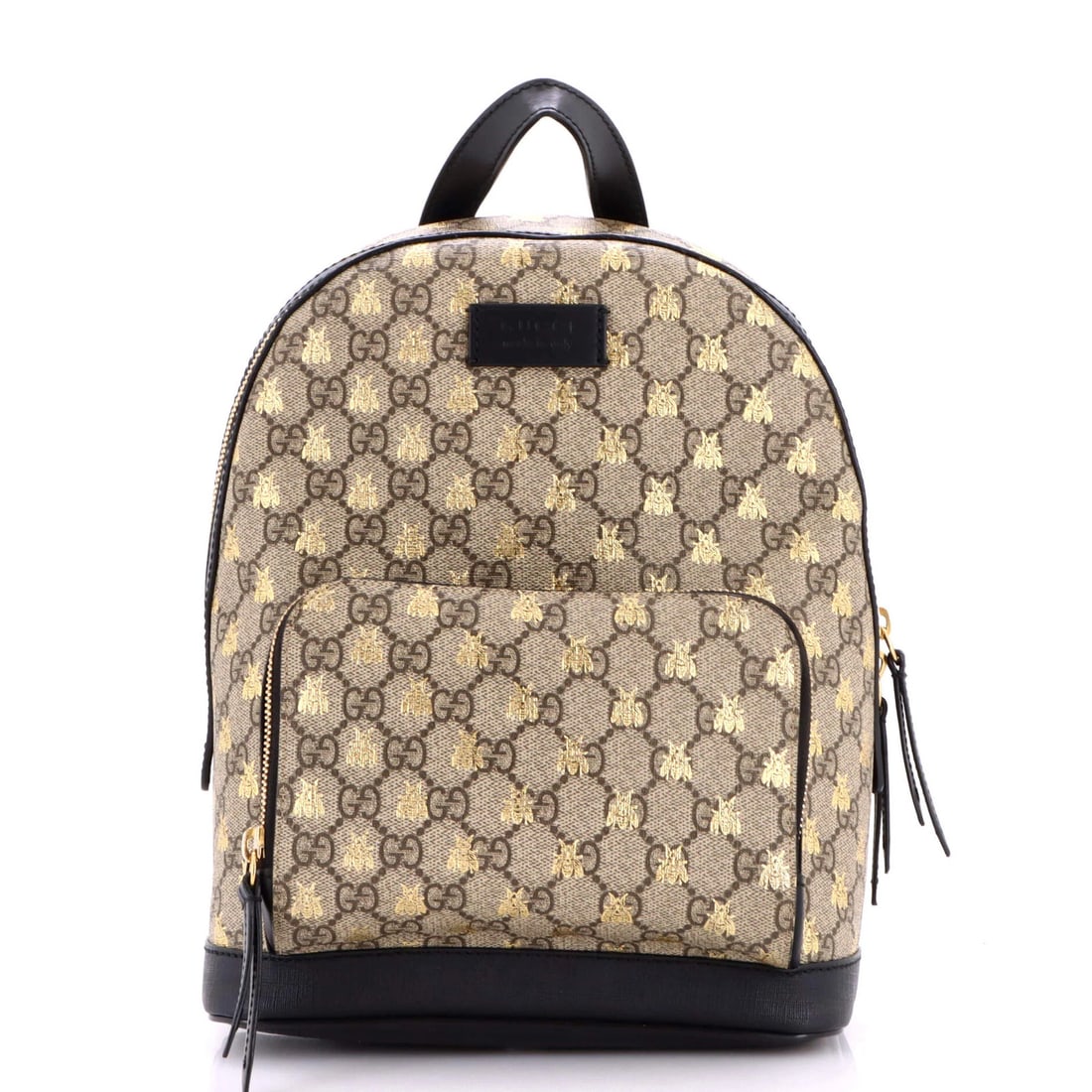Small zip backpack printed canvas gg coated gucci: Small zip backpack printed canvas gg coated gucci Small Gucci Zip Backpack with Canvas Coated GG Print in Brown. This stylish backpack features a printed canvas design with the iconic Gucci GG logo, c