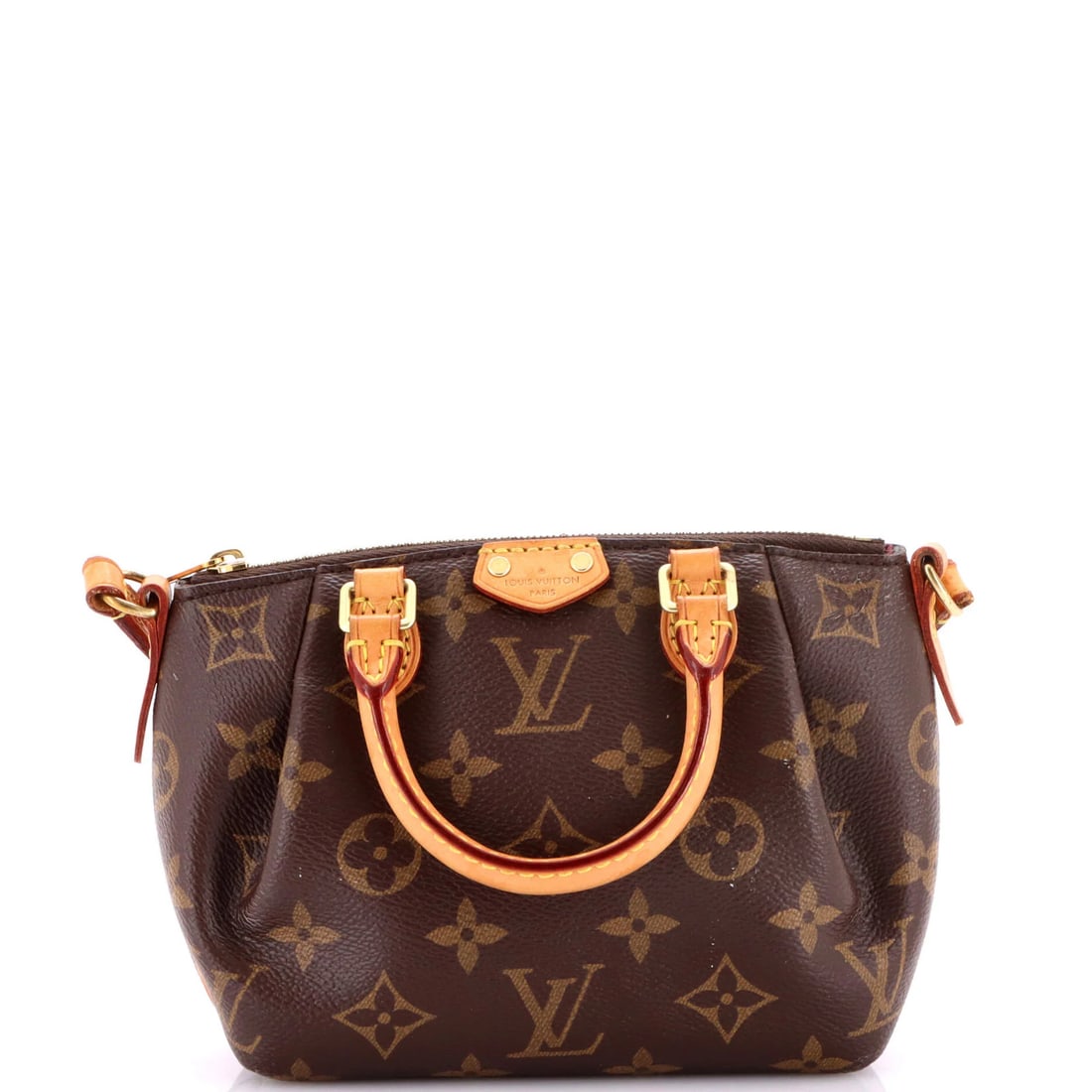 Canvas Nano Monogram Handbag Turenne Vuitton Louis: Canvas Nano Monogram Handbag Turenne Vuitton Louis Canvas Nano Monogram Handbag Turenne Vuitton Louis in Brown.This stylish cross-body bag features a canvas-coated exterior with a classic monogram pat