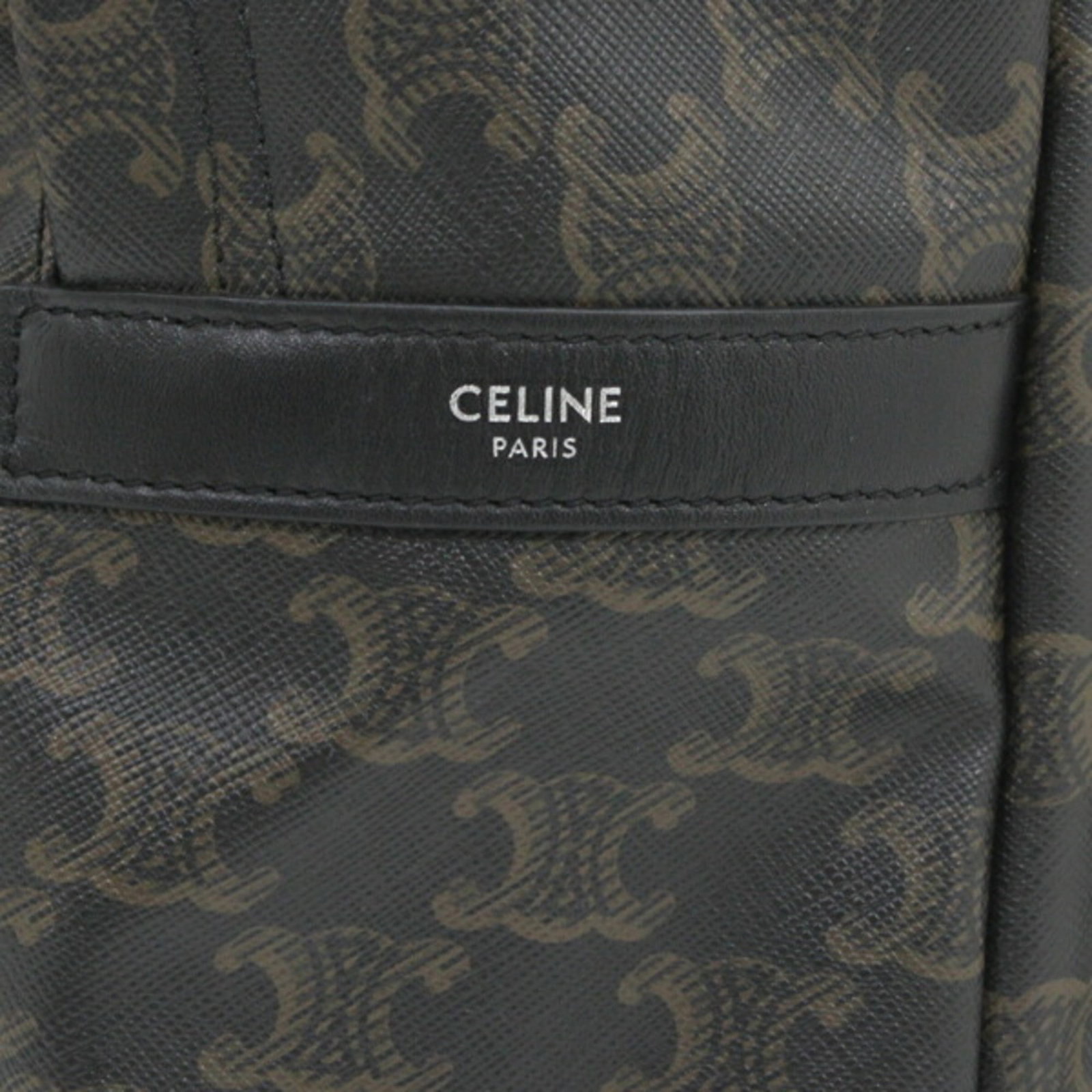 Canvas leather backpack - 4