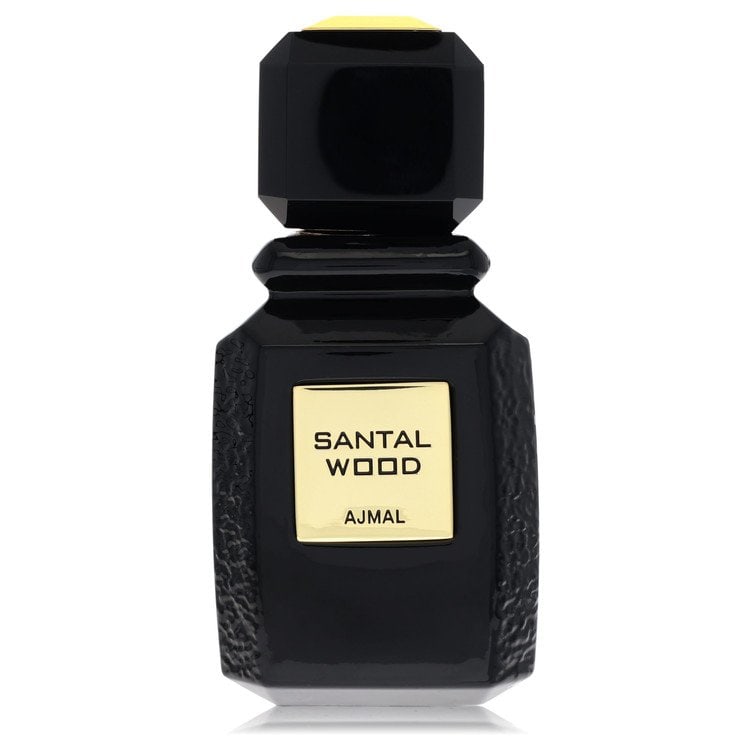 Santal Wood by Ajmal Eau De Parfum Spray (Unisex Unboxed) 3.4 oz: Santal Wood by Ajmal Eau De Parfum Spray (Unisex Unboxed) 3.4 oz Sandalwood by Ajmal Eau De Parfum Spray is a wood-based scent centered on sandalwood, blending top notes of spicy cumin and cardamom wi