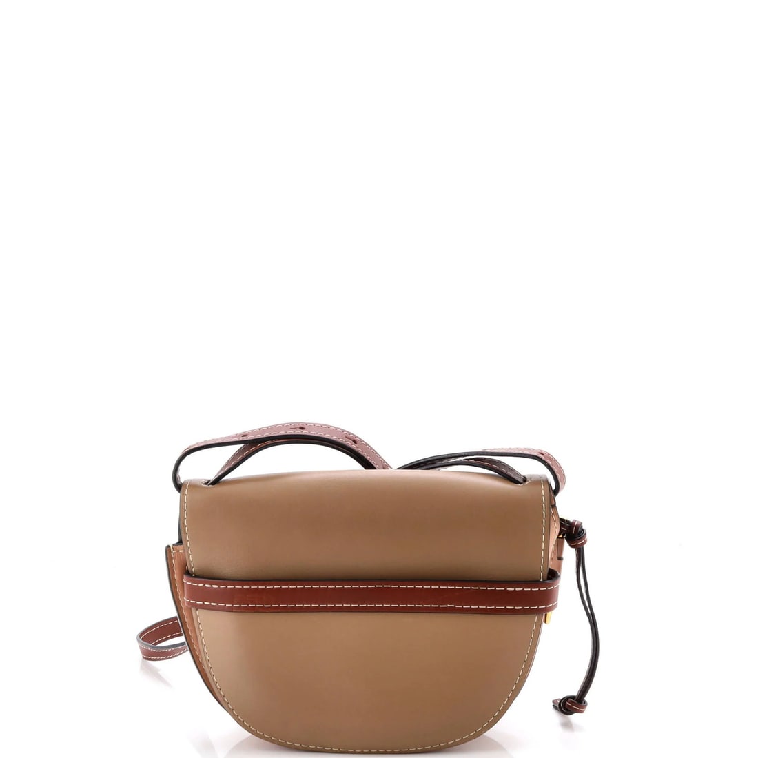 Leather gate shoulder bag small - 3