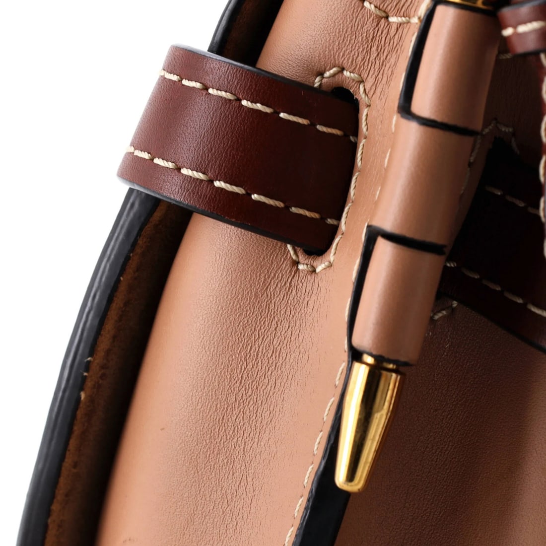 Leather gate shoulder bag small - 6