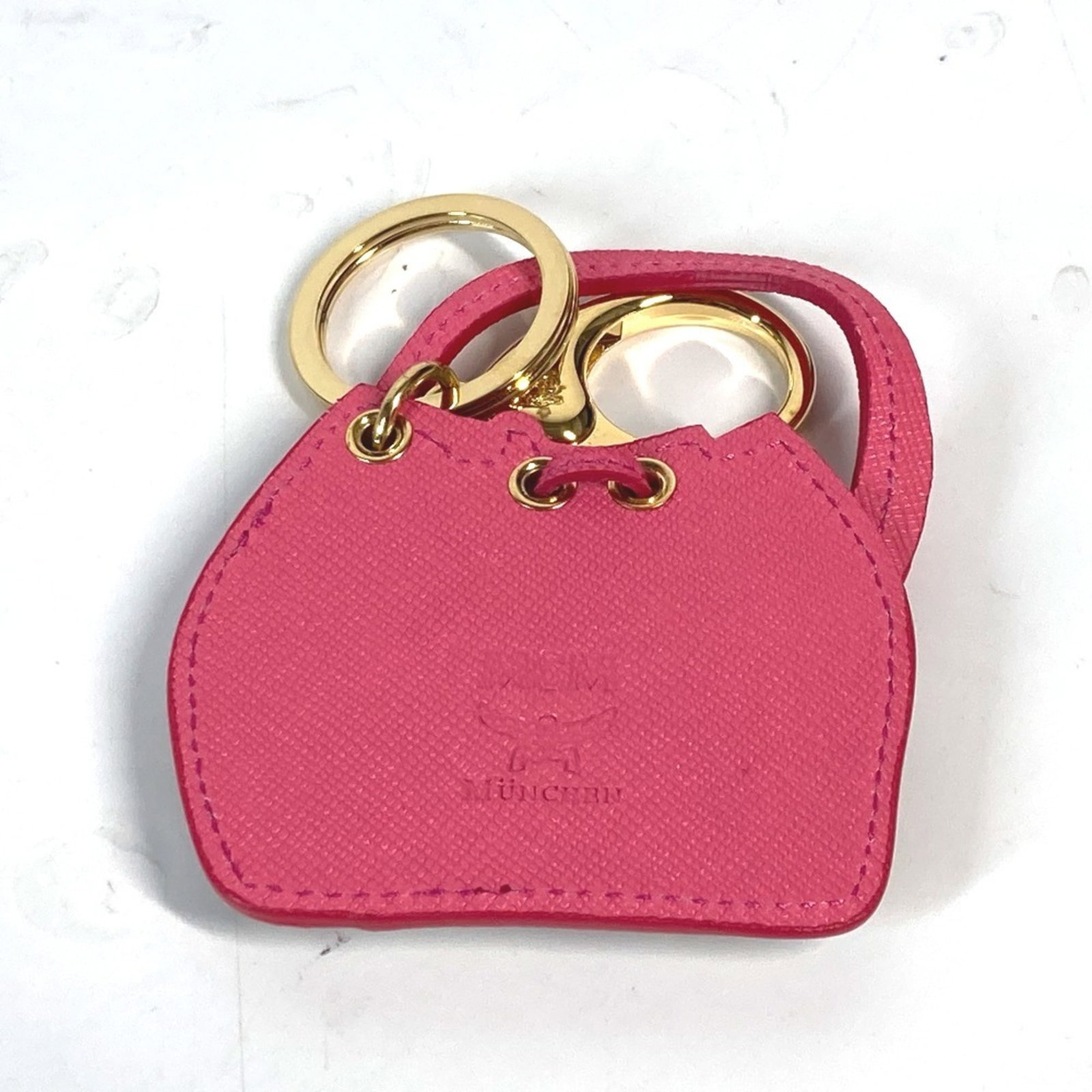 Leather keyring McM - 2