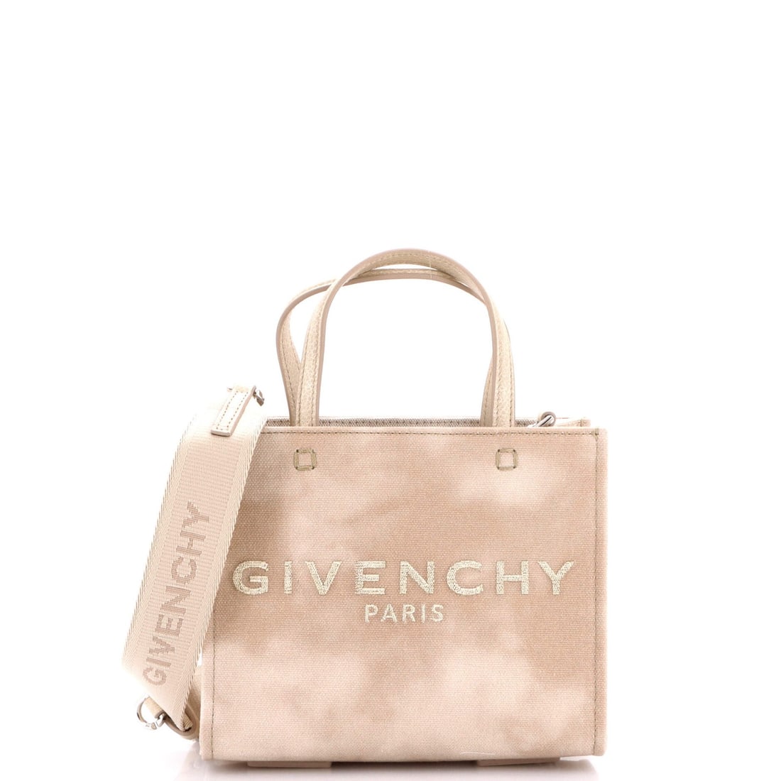 Givenchy G-Tote Canvas Mini: Givenchy G-Tote Canvas Mini The Givenchy G-Tote Canvas Mini offers a chic and compact tote perfect for daily essentials. With its neutral exterior and interior, this mini tote features a canvas plain