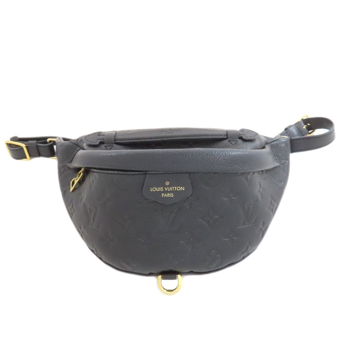 Empreinte Bum Bag Body Louis Vuitton M44812: Empreinte Bum Bag Body Louis Vuitton M44812 Black Empreinte Bum Bag by LOUIS VUITTON, featuring the iconic Empreinte pattern on its black exterior. This body bag showcases the signature style and