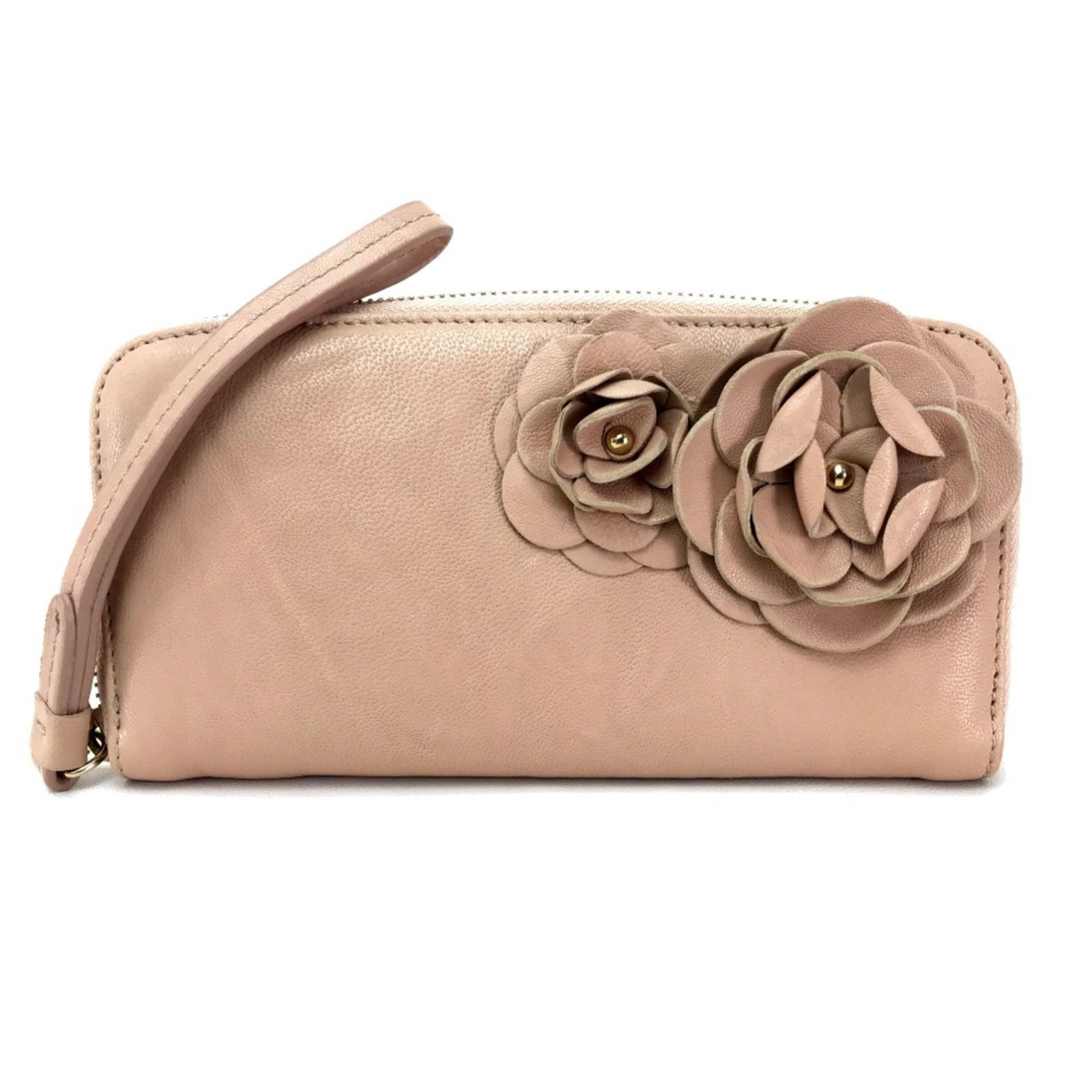 Jimmy Choo Wallet Long Bi Fold Leather: Jimmy Choo Wallet Long Bi Fold Leather The Jimmy Choo Wallet Long Bi Fold Leather features a sleek beige leather design, measuring 19cmx10cm (7.5x3.9 inches) in size. This bi-fold wallet boasts a