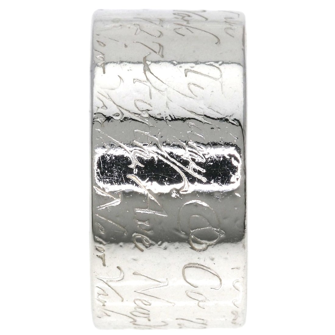 Silver Wide Ring Notes by Tiffany Co - 3