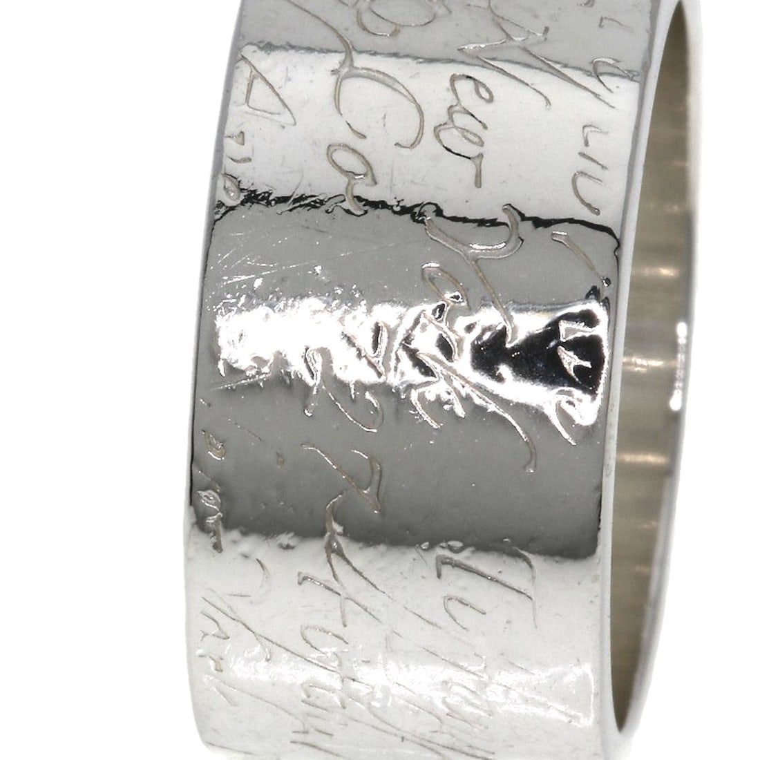 Silver Wide Ring Notes by Tiffany Co - 7