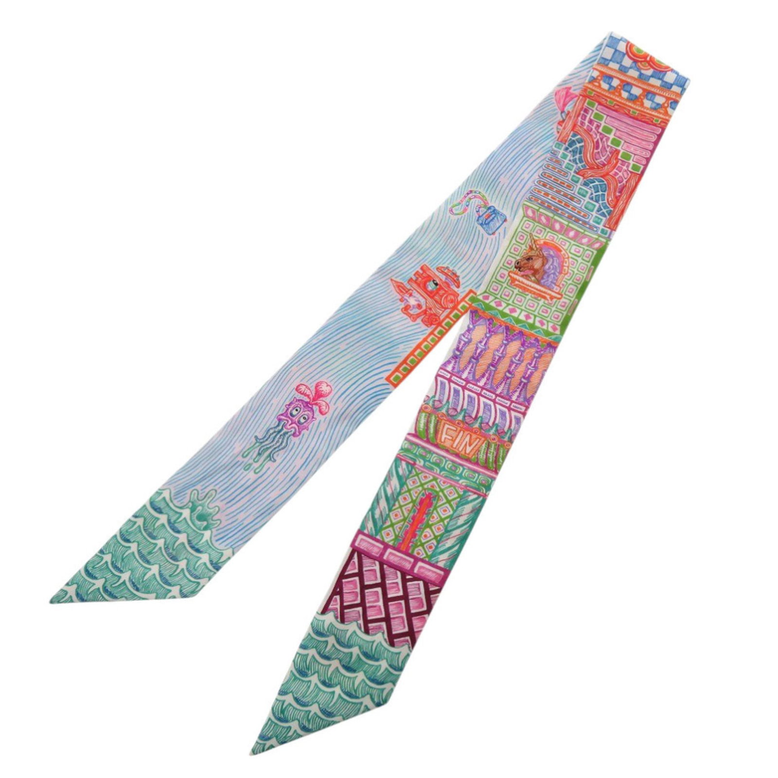 Hermes silk scarf - 2