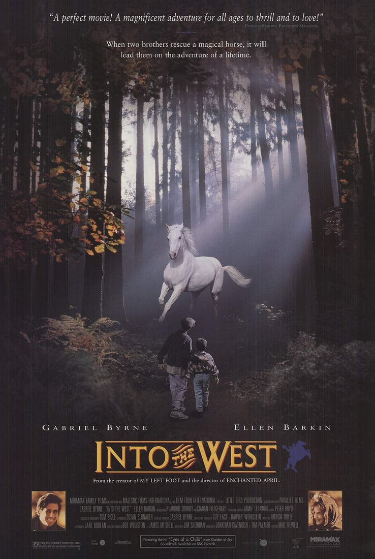 ARTIST UNKNOWN Into the West 40" x 27" Offset Lithograph 1993: ARTIST UNKNOWN Into the West 40" x 27" Offset Lithograph 1993 Item Specifics: Artist: Artist Unknown Brand: Artist Unknown Exact Year: 1993 Height: 40 Item Height: 40 Subject: Figures Type: Offset