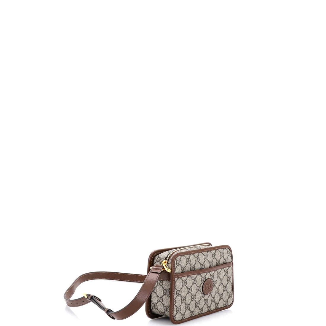 Gucci Interlocking G Patch Camera Mini Canvas Coated Bag GG - 2
