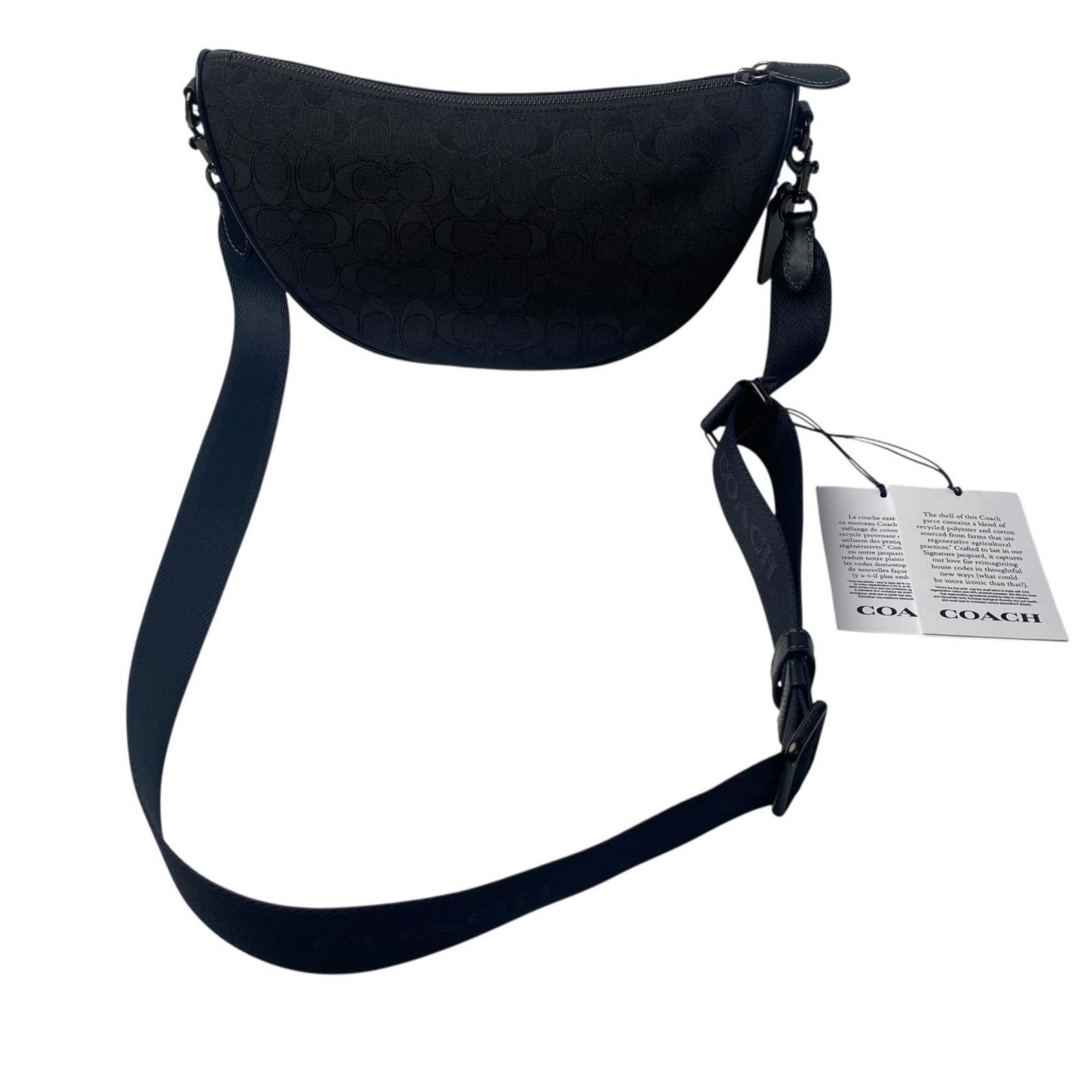 Canvas shoulder bag coach - 8