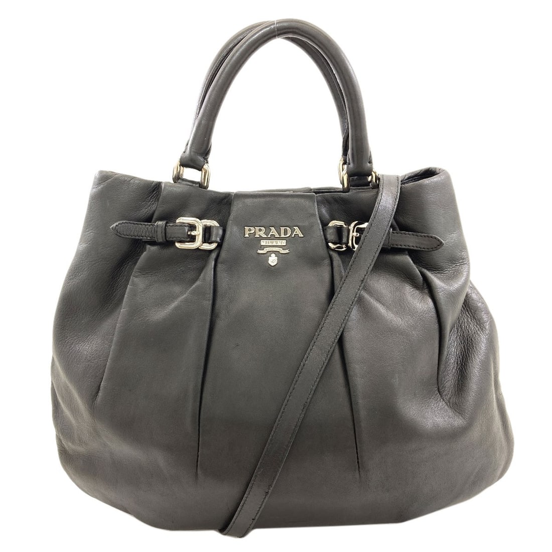 Handbag Leather Prada 2Way (1 of 20)