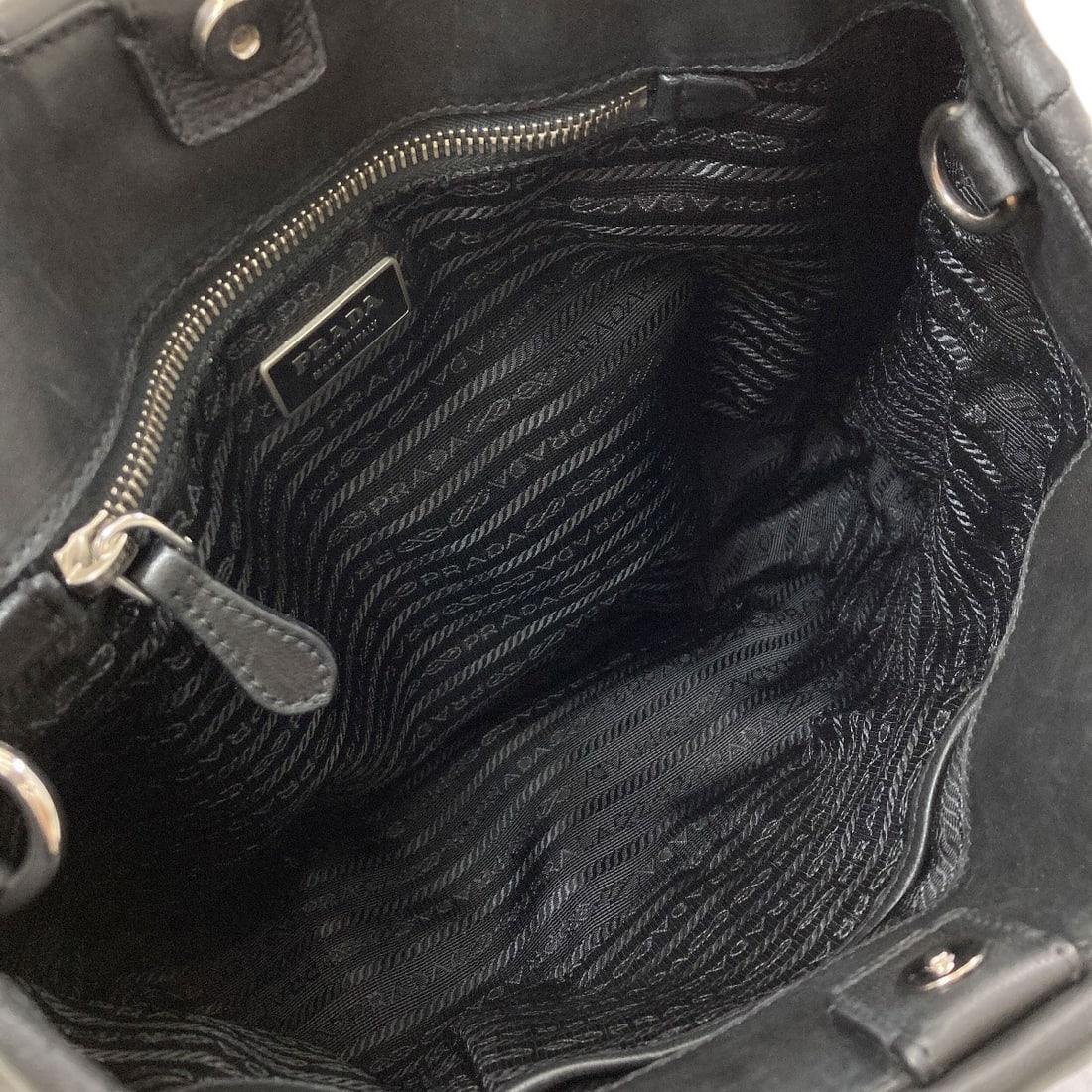 Handbag Leather Prada 2Way - 5