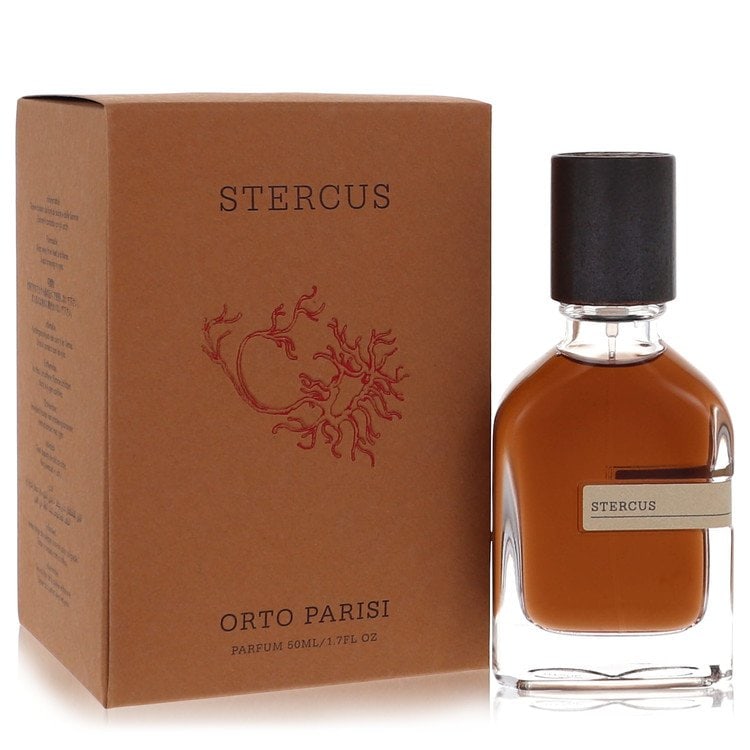 Stercus by Orto Parisi Pure Parfum (Unisex) 1.7 oz: Stercus by Orto Parisi Pure Parfum (Unisex) 1.7 oz Stercus by Orto Parisi Pure Parfum is a deep and sexy scent suitable for both men and women, day and night. This unisex fragrance features warm and s