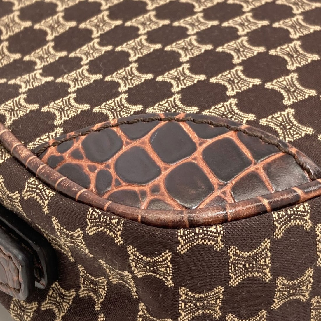 Pattern Macadam Celine Canvas Shoulder Bag - 19