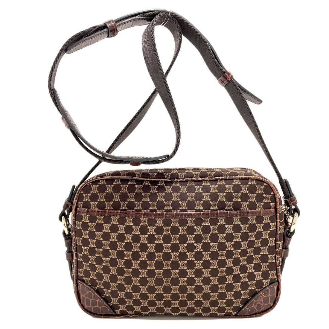 Pattern Macadam Celine Canvas Shoulder Bag - 2