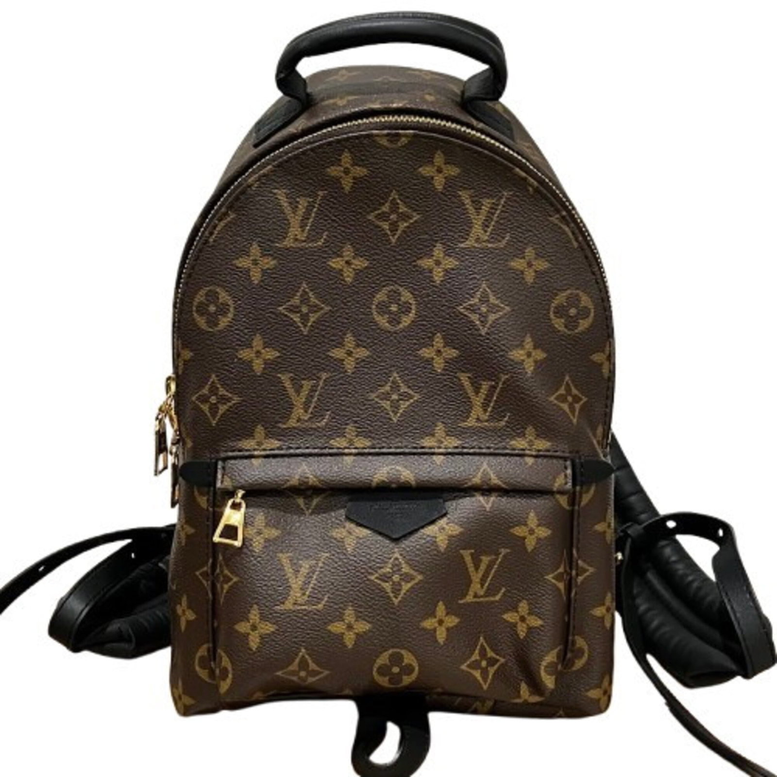 PVC Backpack Louis Vuitton: PVC Backpack Louis Vuitton Black and Brown PVC Louis Vuitton Backpack, 29cm x 22cm x 10cm. Made from PVC material, this backpack features a classic design with a signature monogram pattern. The black