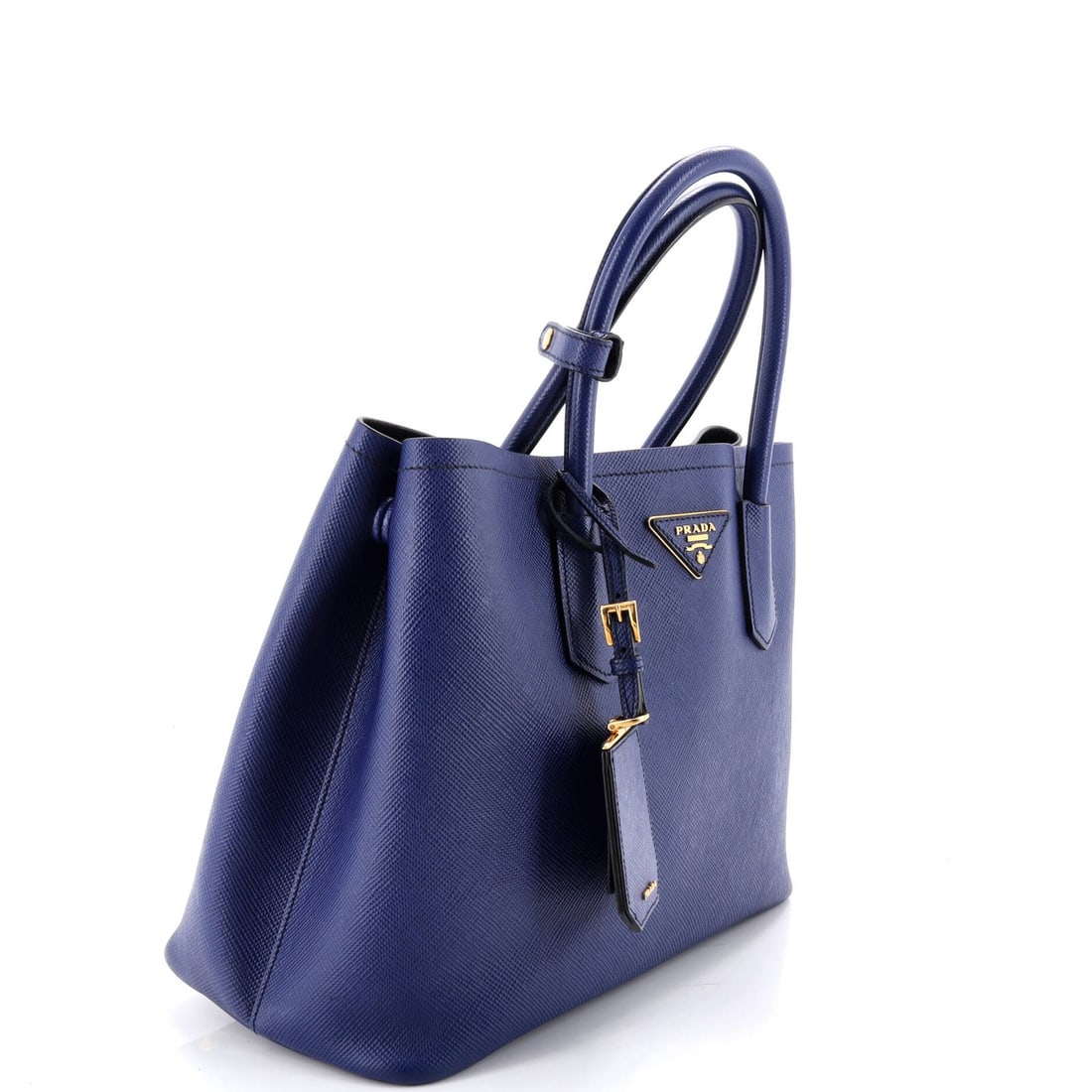 Saffiano leather medium double tote by Prada - 2