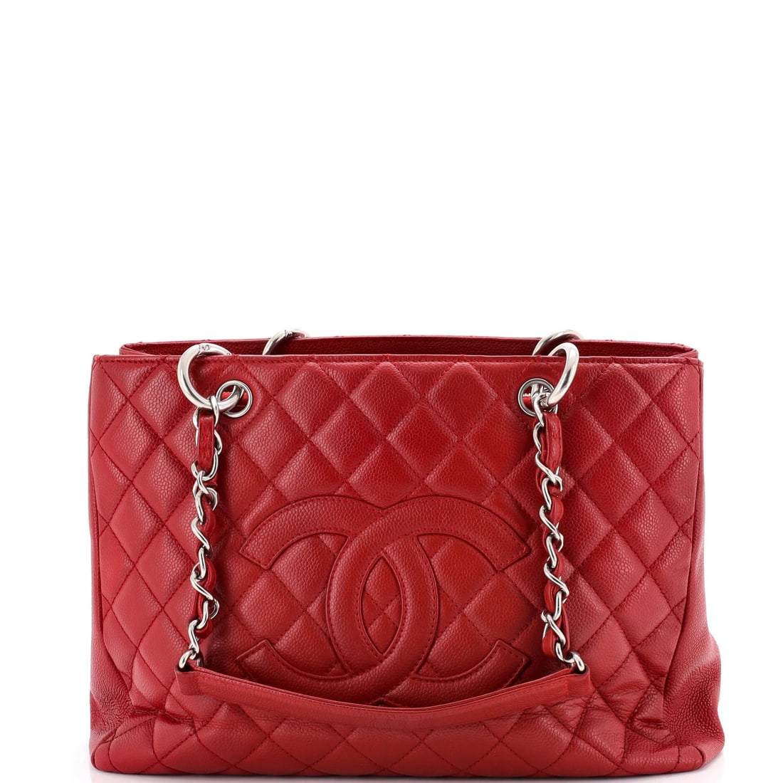 Chanel Grand Shopping Tote Quilted Caviar (1 of 6)