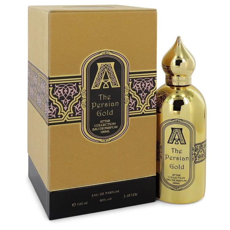 The Persian Gold by Attar Collection Eau De Parfum Spray (Unisex) 3.4 oz: The Persian Gold by Attar Collection Eau De Parfum Spray (Unisex) 3.4 oz The Persian Gold by Attar Collection Eau De Parfum Spray (Unisex) 3.4 oz is a richly exotic fragrance that brings the opulence 