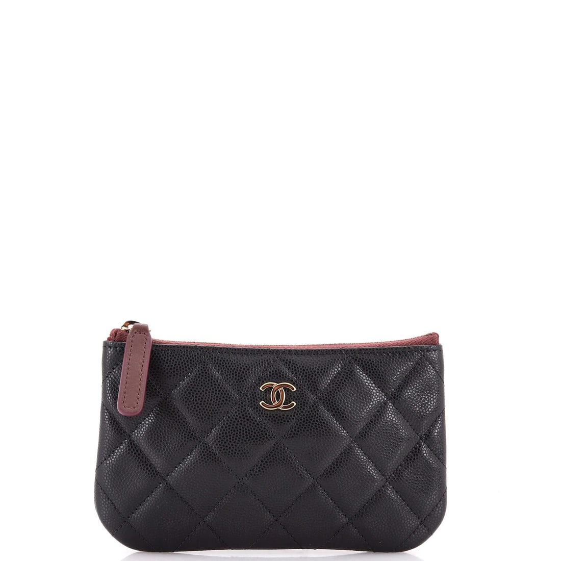 Quilted Lambskin Mini Chanel Case Classic Pouch: Quilted Lambskin Mini Chanel Case Classic Pouch The Quilted Lambskin Mini Chanel Case Classic Pouch boasts a striking black exterior with quilted lambskin detail, adding a touch of luxury to its
