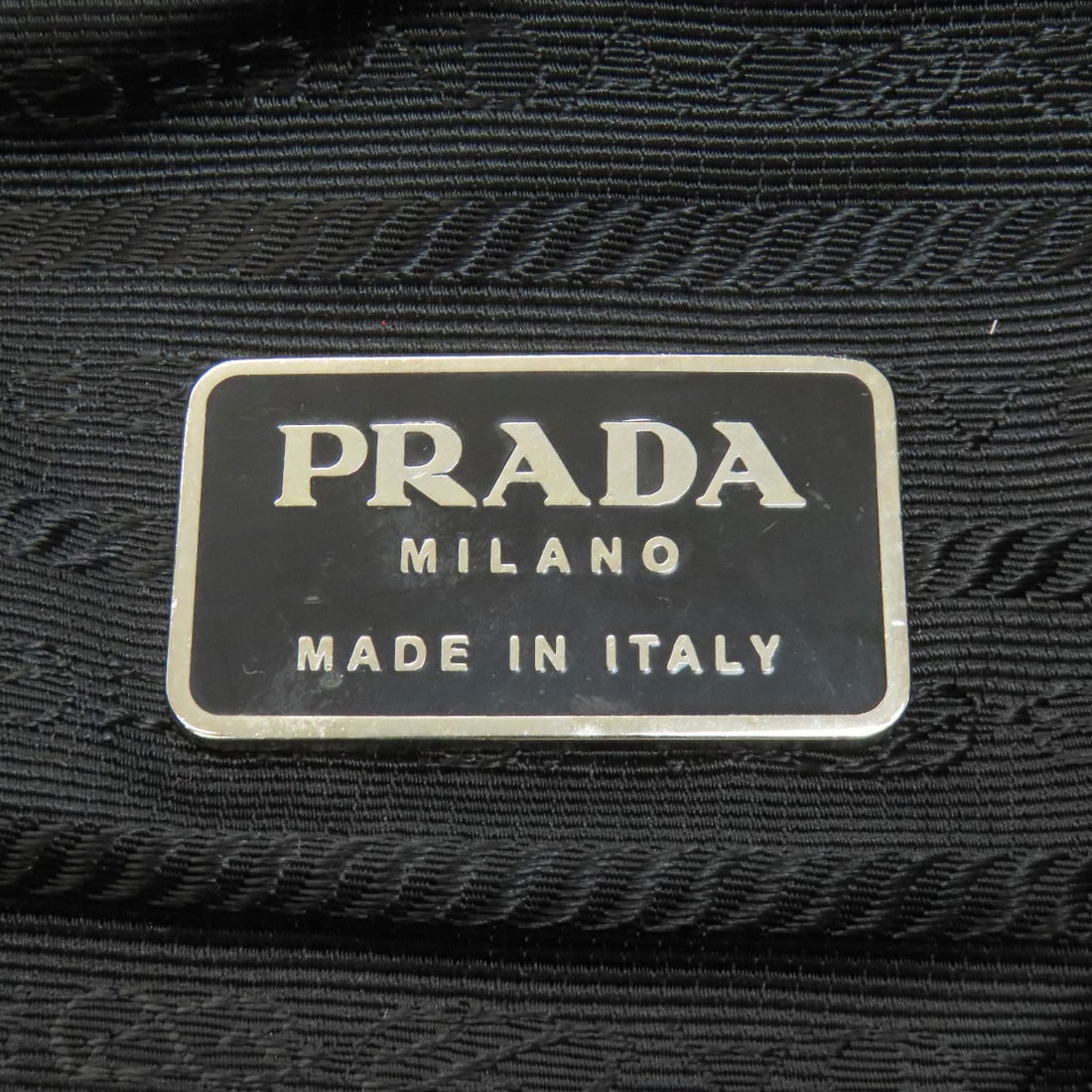 Logo Hardware Backpack Wool Daypack Prada - 6