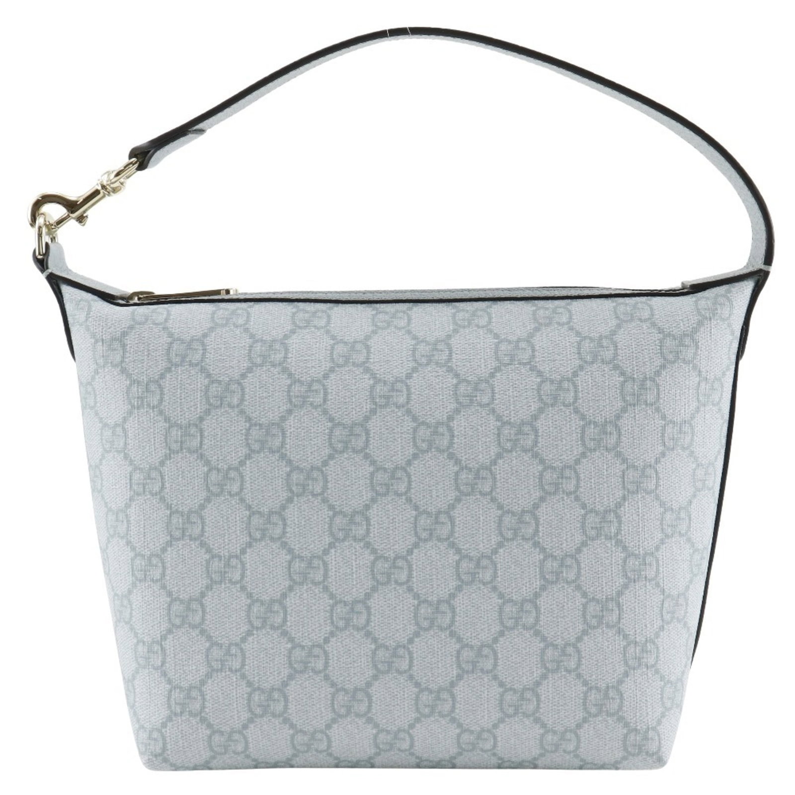 Gucci Supreme Shoulder Bag: Gucci Supreme Shoulder Bag The Gucci Supreme Shoulder Bag boasts a striking blue GG Supreme color, perfectly balanced by its sleek design and sturdy zipper closure. Weighing in at 8.74kg, this