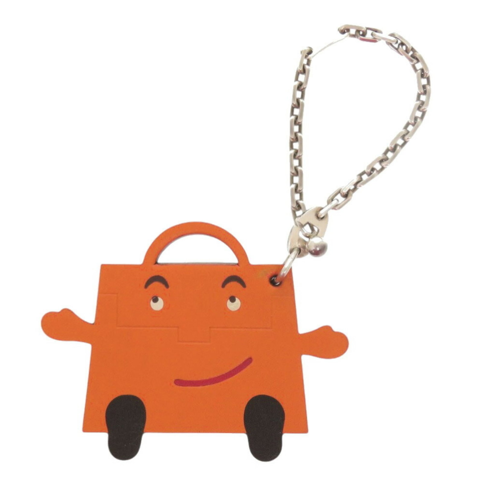 Silver 925 Keyring Hermes Leather Tadelakt: Silver 925 Keyring Hermes Leather Tadelakt Silver 925 Keyring Hermes Leather Tadelakt - A sleek and modern accessory, this keyring combines the luxurious feel of silver 925 metal with the unique textu