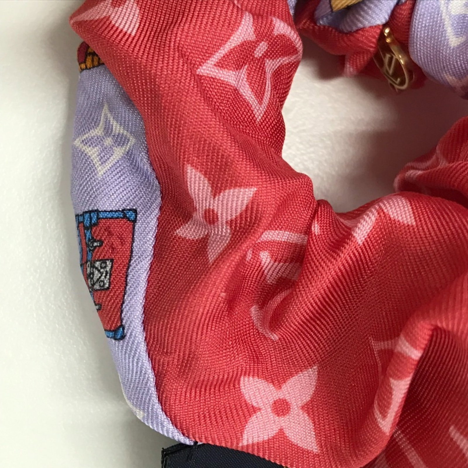 Louis Vuitton silk scrunchie - 7