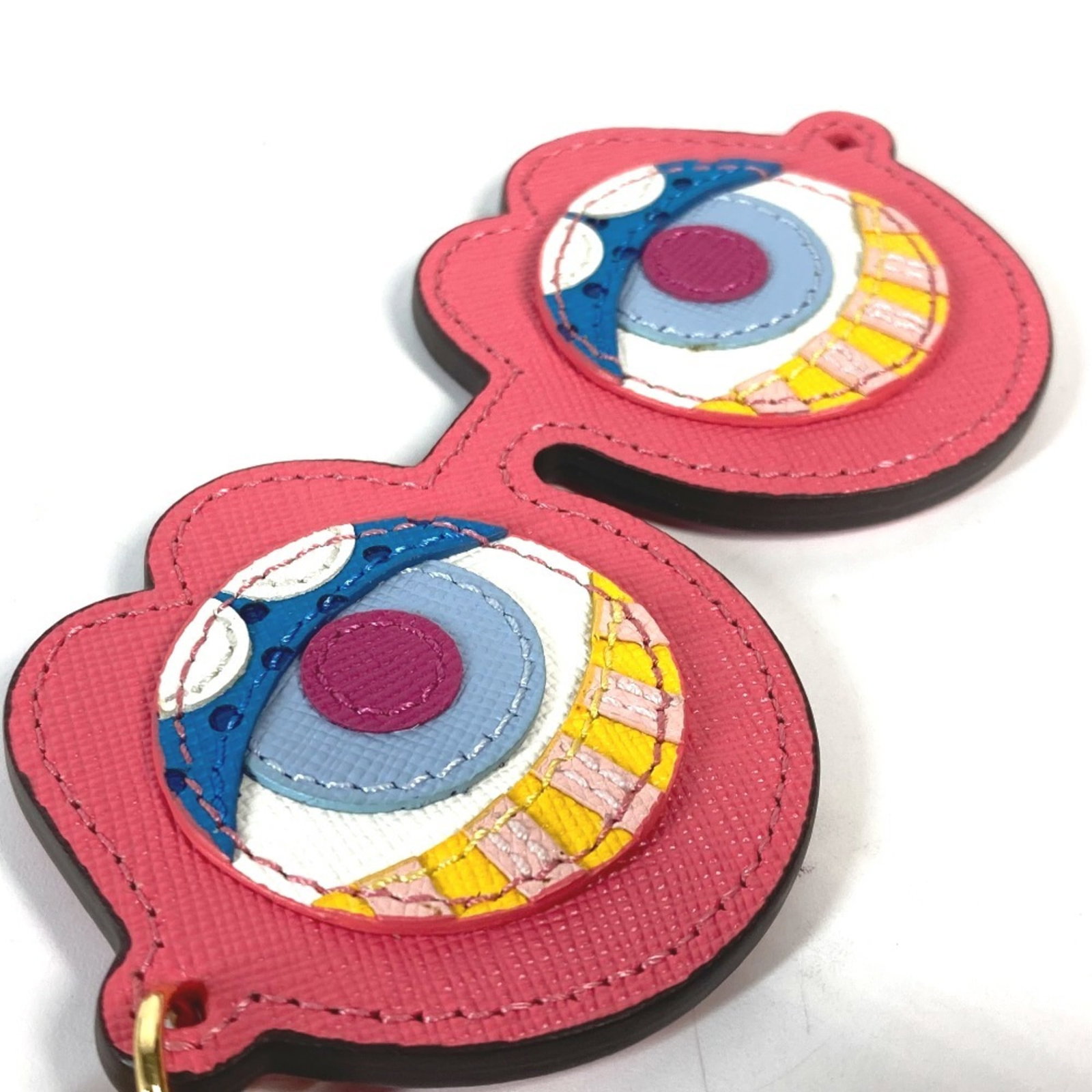 Leather keyring McM - 10
