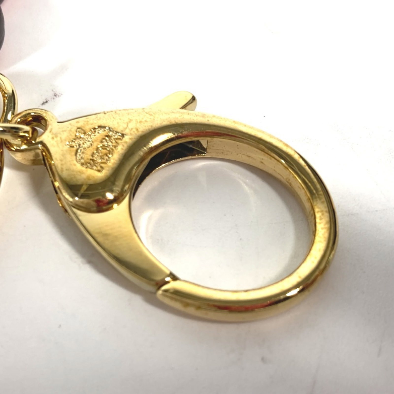 Leather keyring McM - 9