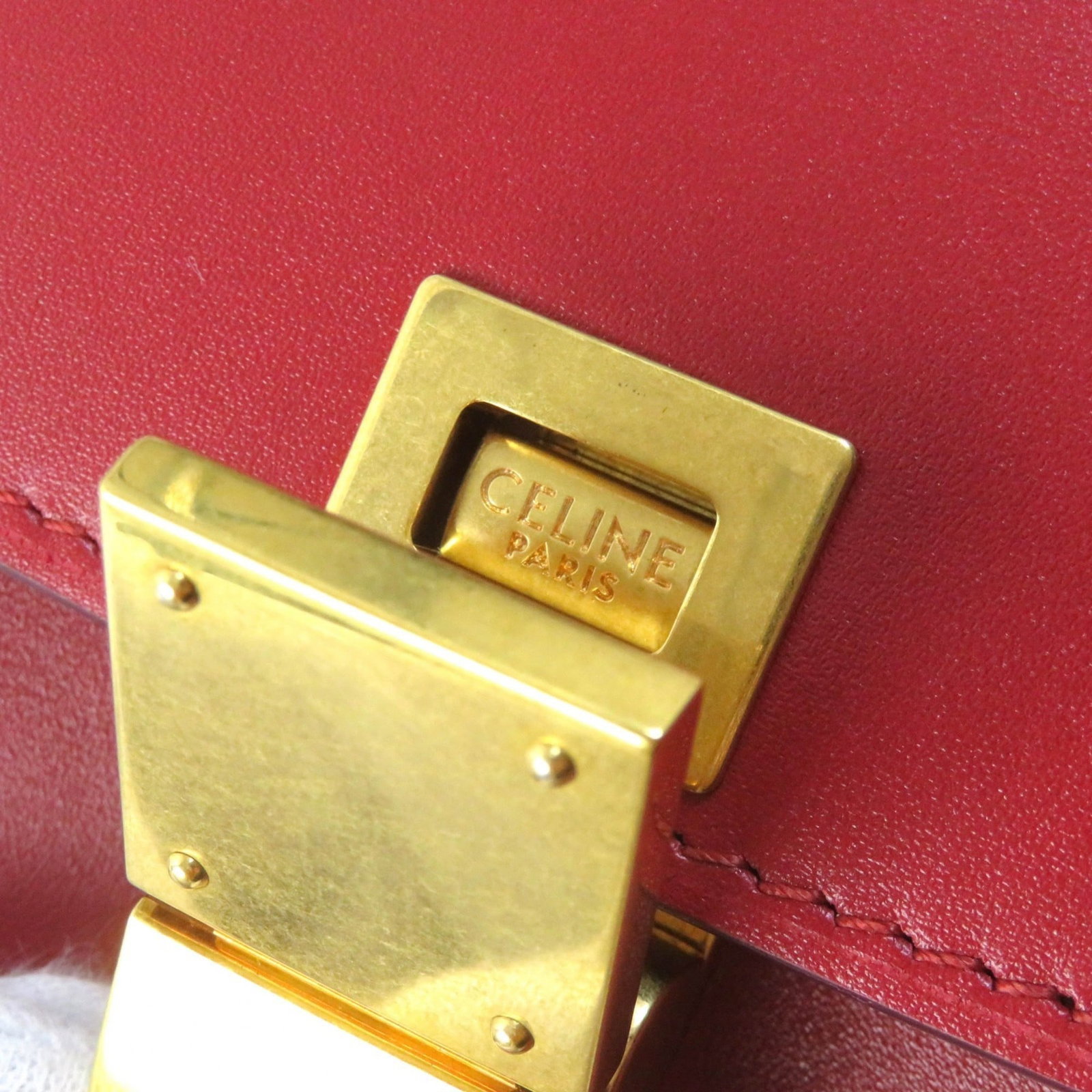 Celine Shoulder Bag Leather - 10