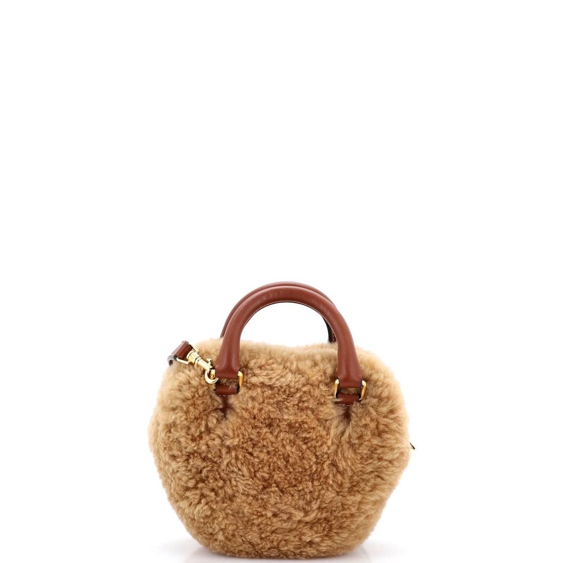 Shearling Leather Bag Celine Medium Heart - 3