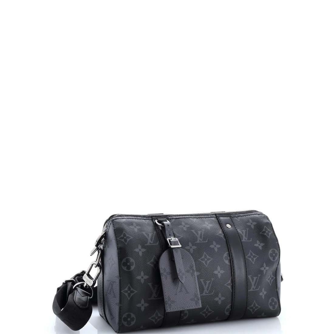 Monogram Eclipse Louis Vuitton Reverse Canvas Keepall City Bag - 2