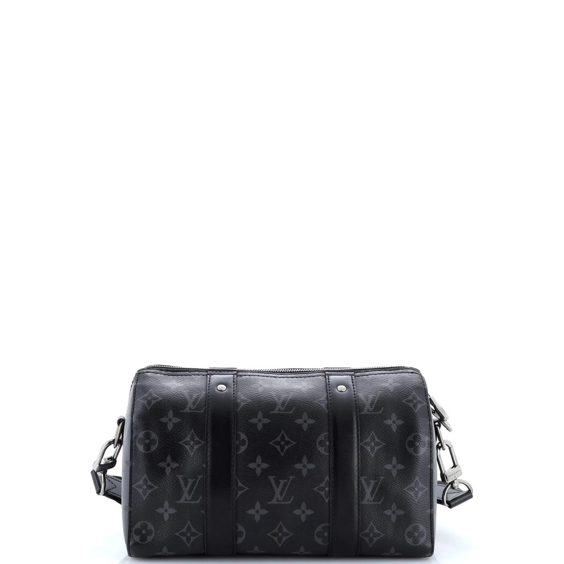 Monogram Eclipse Louis Vuitton Reverse Canvas Keepall City Bag - 3