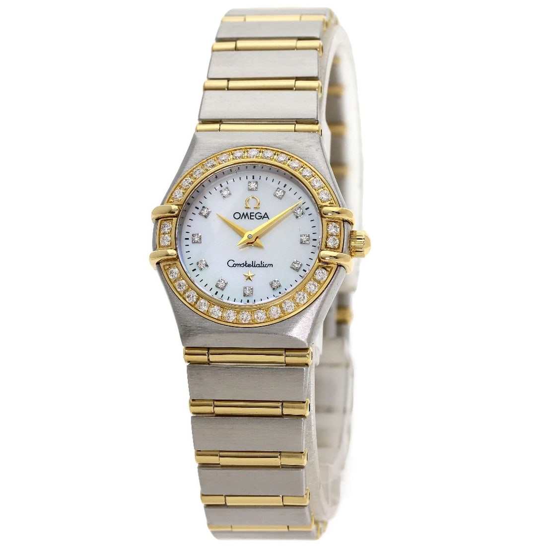 Omega Constellation Mini 12P Diamond Watches 1267.75.00 Stainless: Omega Constellation Mini 12P Diamond Watches 1267.75.00 Stainless The Omega Constellation Mini 12P Diamond Watches 1267.75.00 Stainless boasts a sleek silver stainless steel case, white dial, and