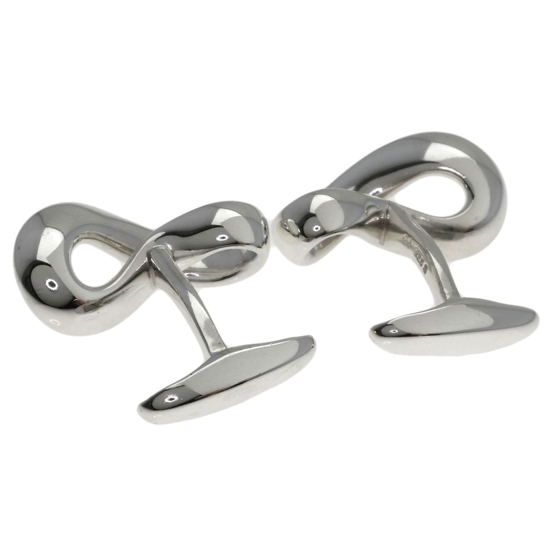 Georg Jensen Infinity Cufflinks Cuffs Silver - 2