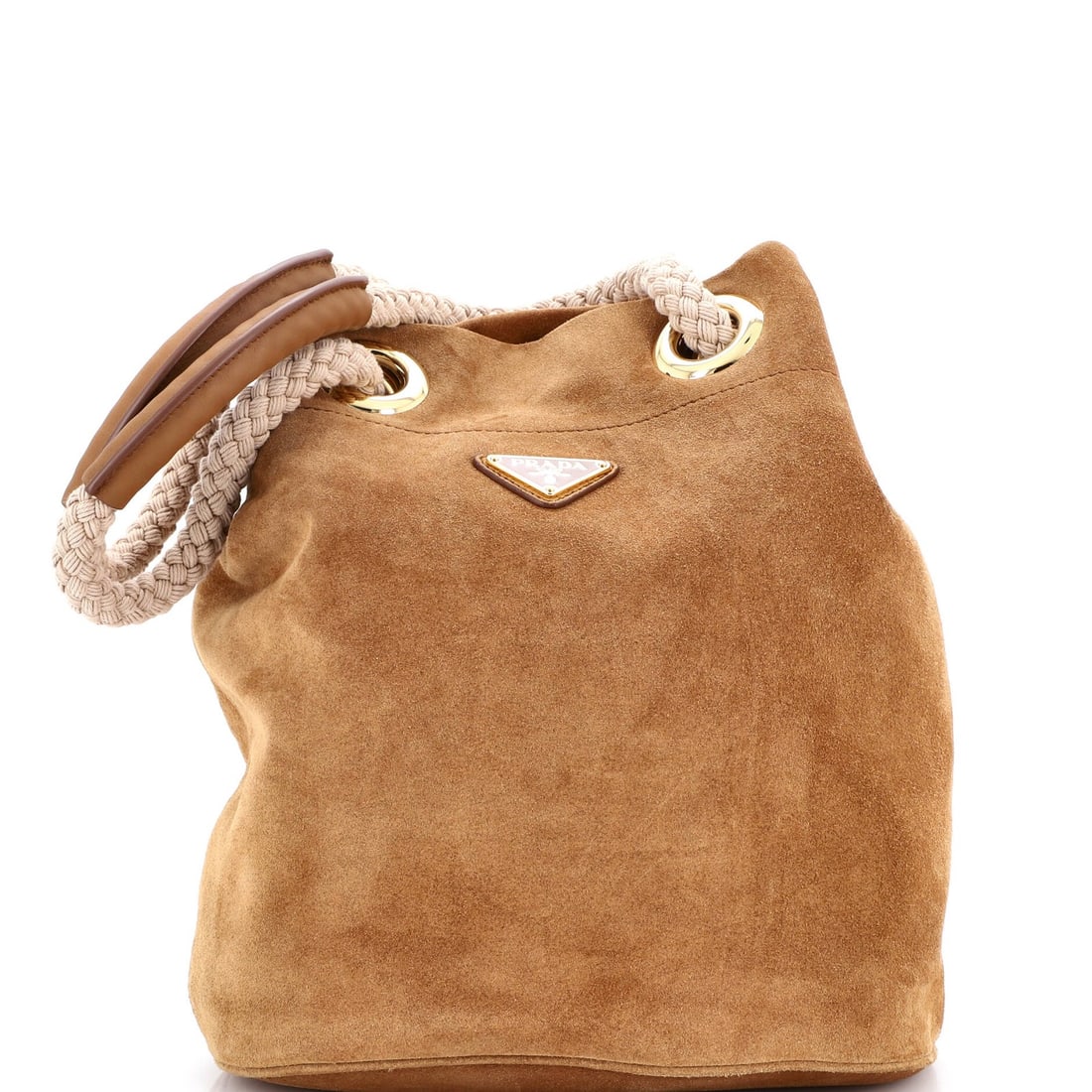 Mariner Bucket Bag Suede Medium Prada (1 of 7)