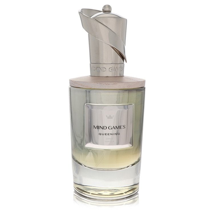 Mind Games Queening by Mind Games Extrait De Parfum Spray (Unisex Unboxed) 3.4 oz: Mind Games Queening by Mind Games Extrait De Parfum Spray (Unisex Unboxed) 3.4 oz Mind Games Extrait De Parfum Spray, a unisex perfume, offers an alluring scent experience in a 3.4 oz bottle. This