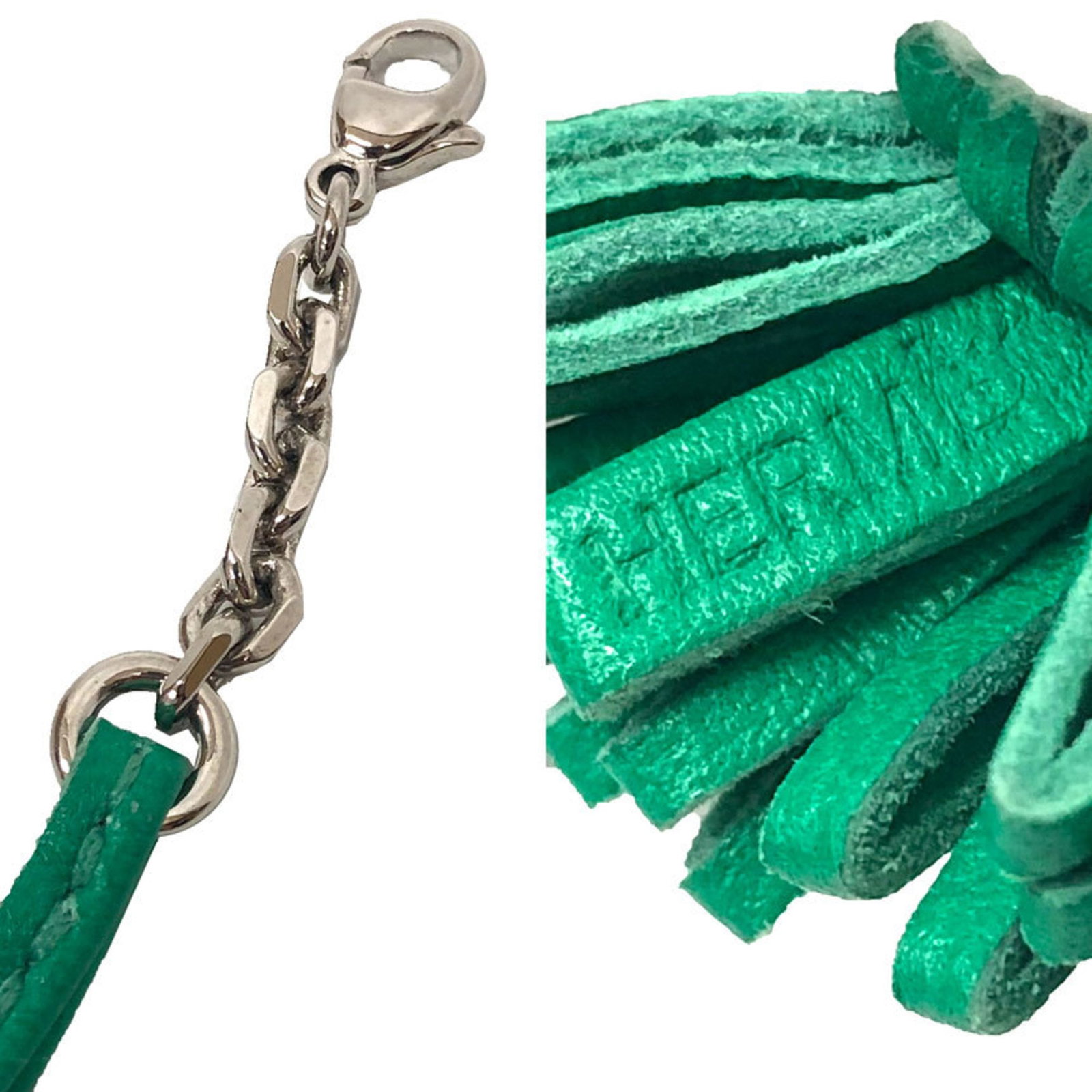 Hermes leather key chain - 3