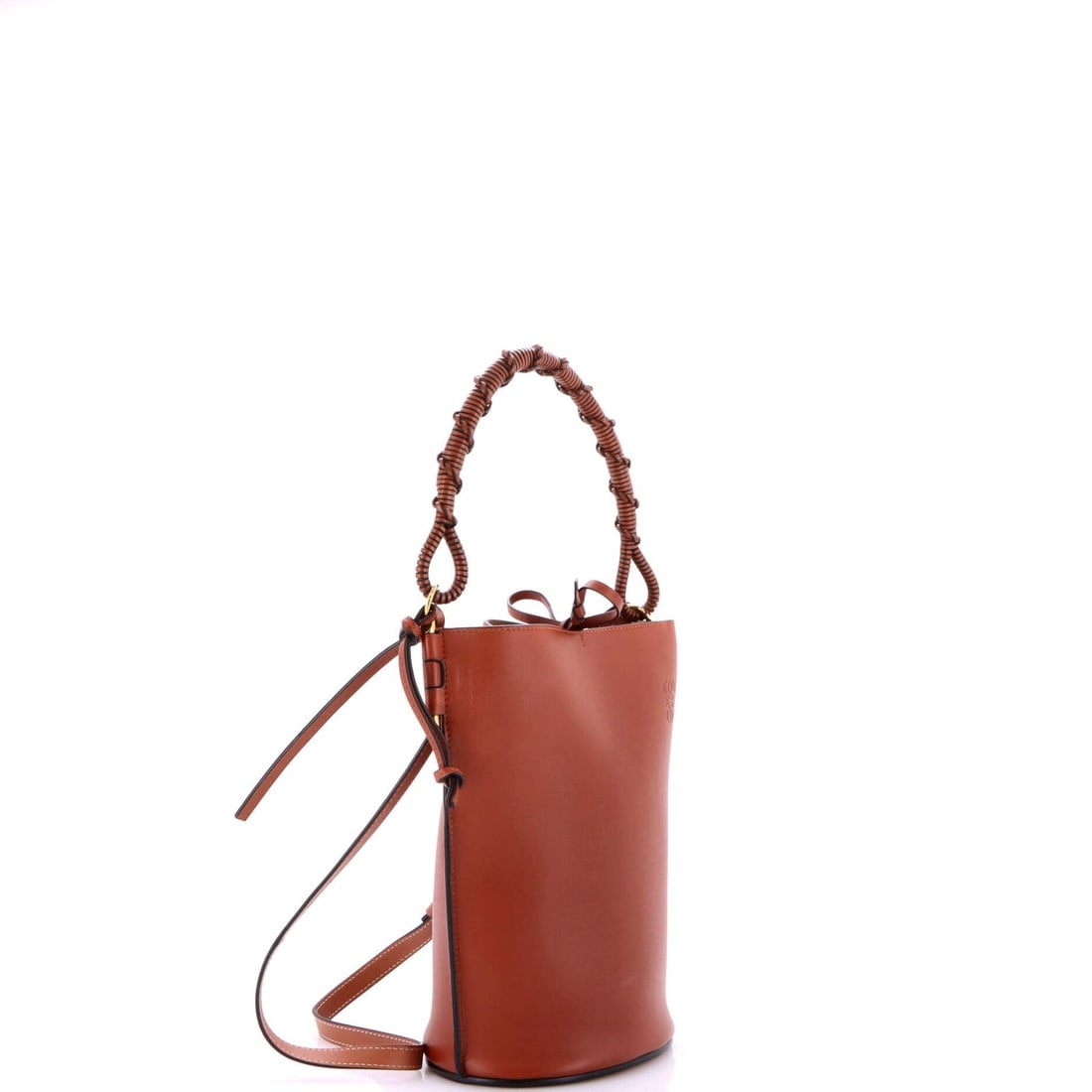 Loewe Gate Top Handle Bucket Bag Leather Medium - 2