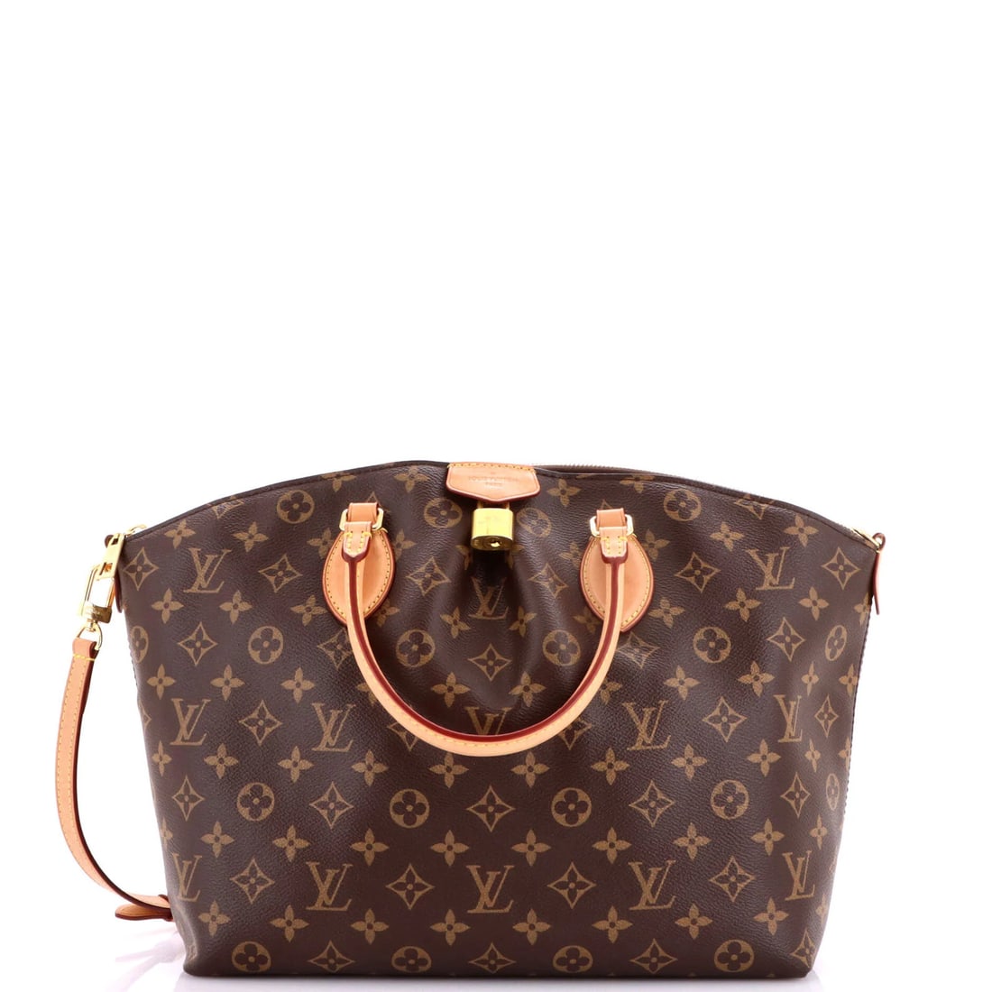 Boetie Louis Vuitton Monogram Canvas Tote Zipped MM: Boetie Louis Vuitton Monogram Canvas Tote Zipped MM Boetie Louis Vuitton Monogram Canvas Tote Zipped MM in Brown, featuring a classic design with a zipped closure and gold hardware. This stylish tote