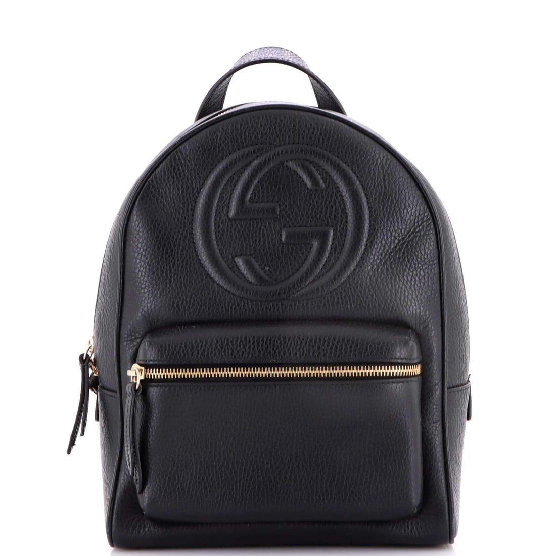 Gucci Soho Chain Backpack Leather: Gucci Soho Chain Backpack Leather The Gucci Soho Chain Backpack Leather features a sleek black leather exterior with silver hardware, showcasing the brand's signature chain-link detail. This stylish b