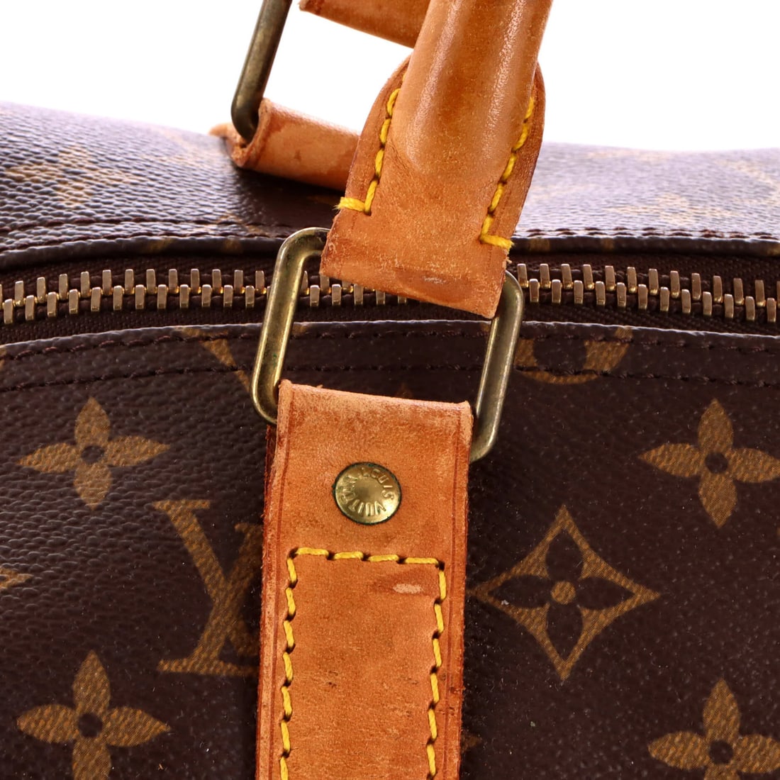 Canvas monogram bag Vuitton Louis Keepall - 6