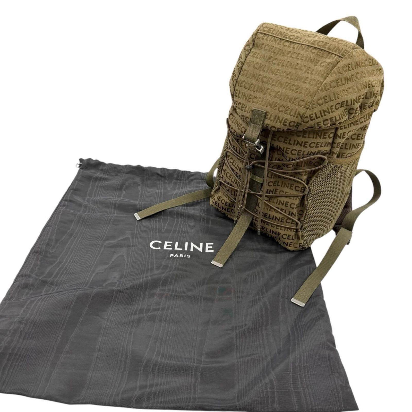 Canvas leather backpack - 2